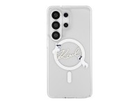 Funda Karl Lagerfeld IML KC Script MagSafe para Samsung Galaxy S26 Ultra - Transparente