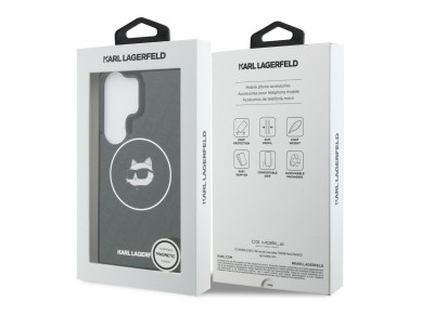 Karl Lagerfeld IML Repeated Choupette MagSafe Case for Samsung Galaxy S26 Ultra - Black Karl Lagerfeld IML Repeated Choupette MagSafe Case for Samsung Galaxy S26 Ultra - Black