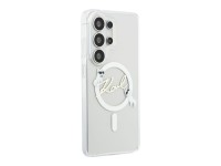 Funda Karl Lagerfeld IML KC Script MagSafe para Samsung Galaxy S26 Ultra - Transparente