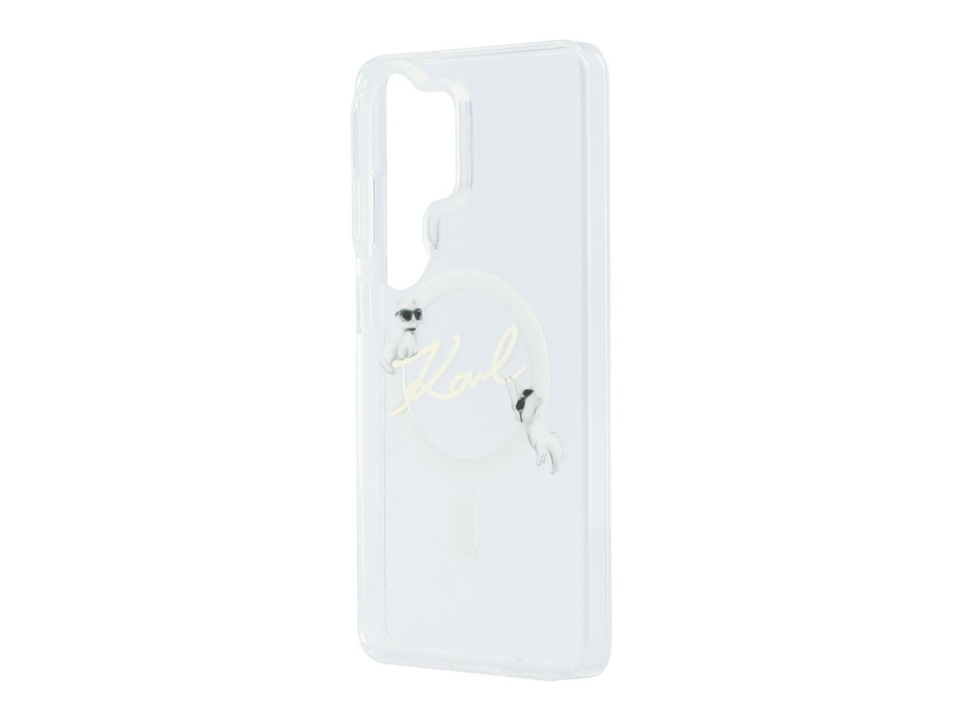 Funda Karl Lagerfeld IML KC Script MagSafe para Samsung Galaxy S26 Ultra - Transparente