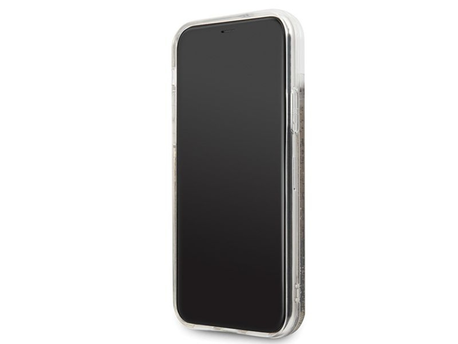 Karl Lagerfeld Karl Logo Glitter Case for iPhone 11 Pro - Black