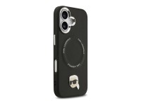 Capa MagSafe Karl Lagerfeld Karl Pin para iPhone 17 - Preto