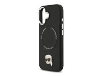 Capa MagSafe Karl Lagerfeld Karl Pin para iPhone 17 - Preto