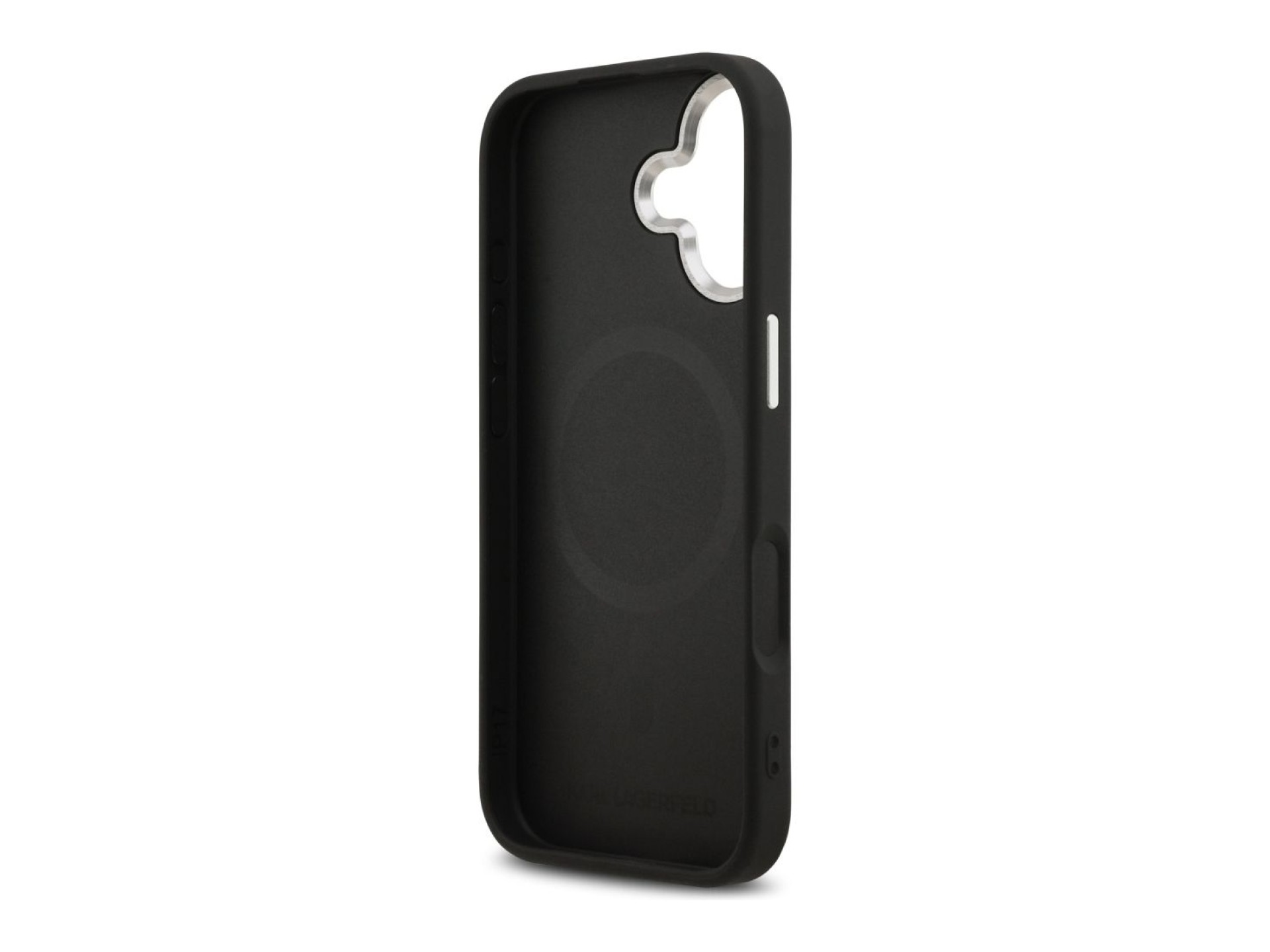 Capa MagSafe Karl Lagerfeld Karl Pin para iPhone 17 - Preto