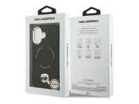 Capa MagSafe Karl Lagerfeld Karl Pin para iPhone 17 - Preto