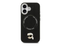 Capa MagSafe Karl Lagerfeld Karl Pin para iPhone 17 - Preto