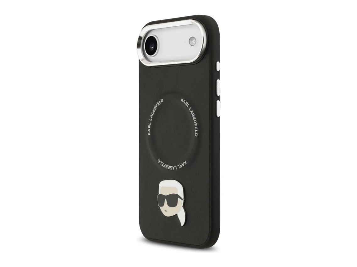 Capa MagSafe Karl Lagerfeld Karl Pin para iPhone Air - Preto