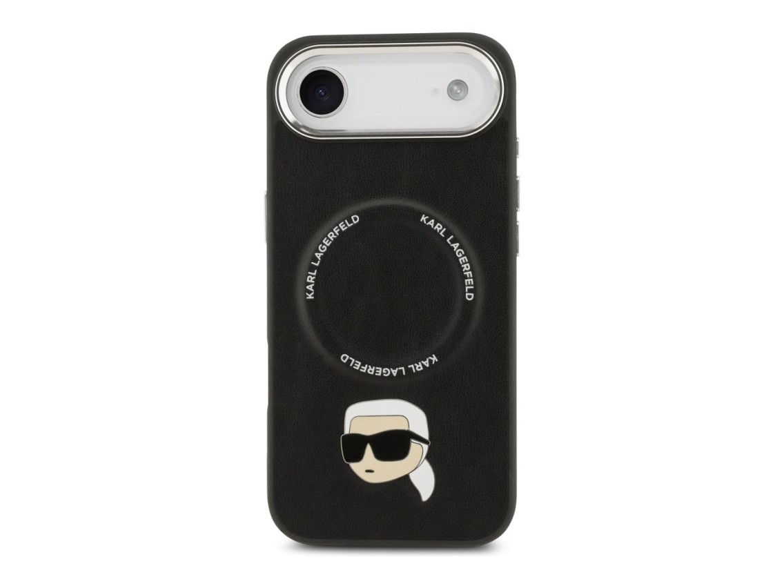 Capa MagSafe Karl Lagerfeld Karl Pin para iPhone Air - Preto