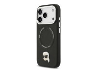 Capa MagSafe Karl Lagerfeld Karl Pin para iPhone 17 Pro - Preto Capa MagSafe Karl Lagerfeld Karl Pin para iPhone 17 Pro - Preto