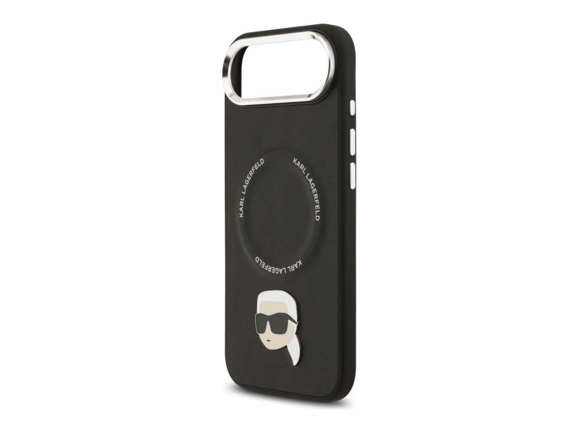 Capa MagSafe Karl Lagerfeld Karl Pin para iPhone Air - Preto