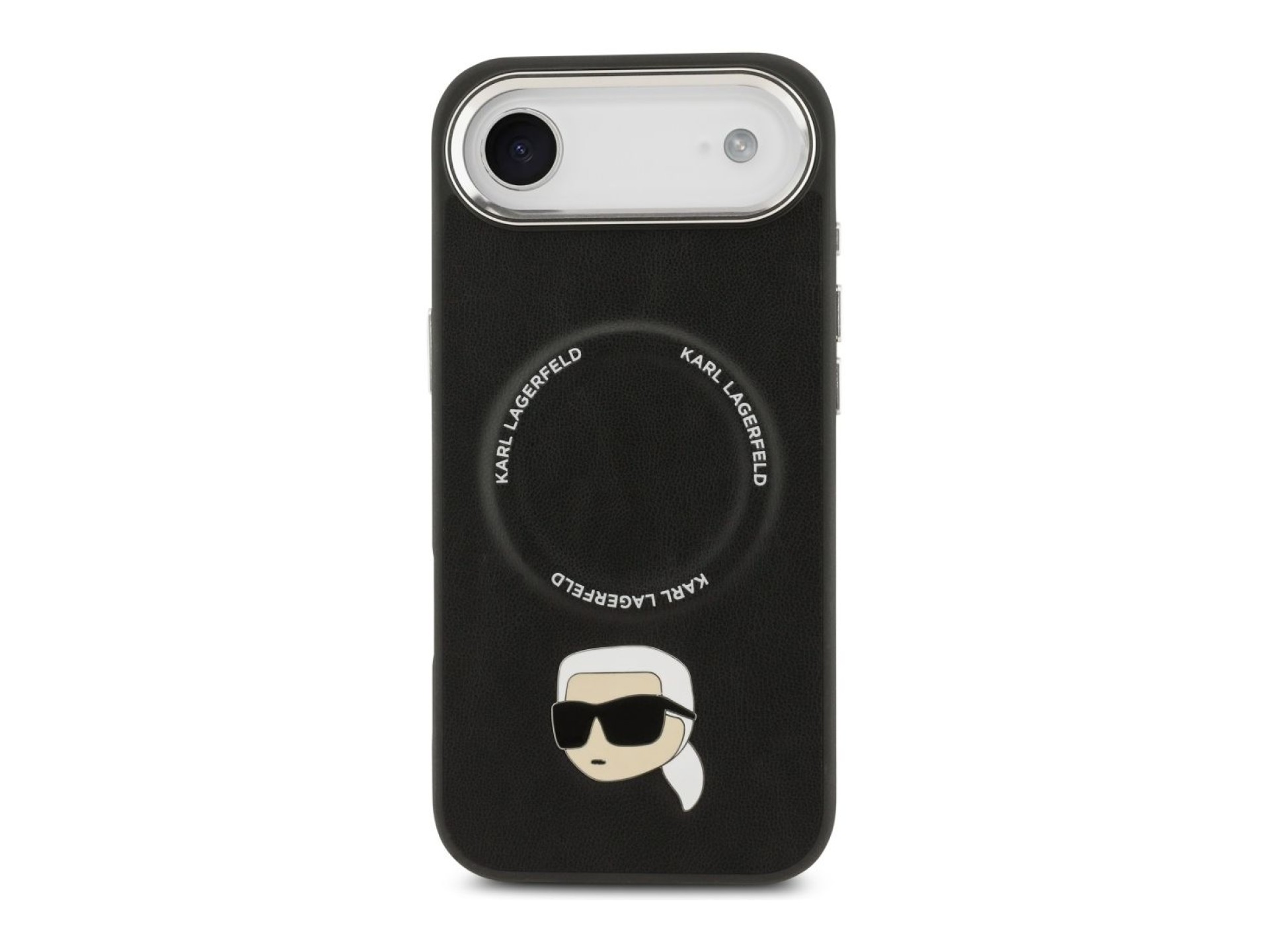 Capa MagSafe Karl Lagerfeld Karl Pin para iPhone Air - Preto