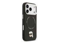 Capa MagSafe Karl Lagerfeld Karl Pin para iPhone 17 Pro - Preto Capa MagSafe Karl Lagerfeld Karl Pin para iPhone 17 Pro - Preto