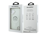 Karl Lagerfeld IML Karl RSG Logo MagSafe Case for iPhone 17 - Transparent Karl Lagerfeld IML Karl RSG Logo MagSafe Case for iPhone 17 - Transparent