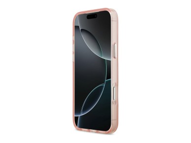 Karl Lagerfeld IML Aquarelle Choupette & Logo MagSafe Case for iPhone 17 Pro - Pink