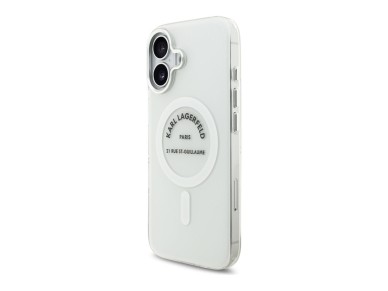Karl Lagerfeld IML Karl RSG Logo MagSafe Case for iPhone 17 - Transparent Karl Lagerfeld IML Karl RSG Logo MagSafe Case for iPhone 17 - Transparent
