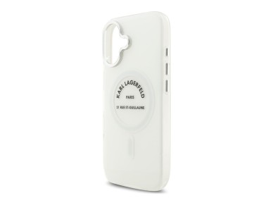 Karl Lagerfeld IML Karl RSG Logo MagSafe Case for iPhone 17 - Transparent Karl Lagerfeld IML Karl RSG Logo MagSafe Case for iPhone 17 - Transparent