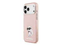 Capa MagSafe Karl Lagerfeld IML Aquarelle Choupette & Logo para iPhone 17 Pro - Rosa Capa MagSafe Karl Lagerfeld IML Aquarelle Choupette & Logo para iPhone 17 Pro - Rosa