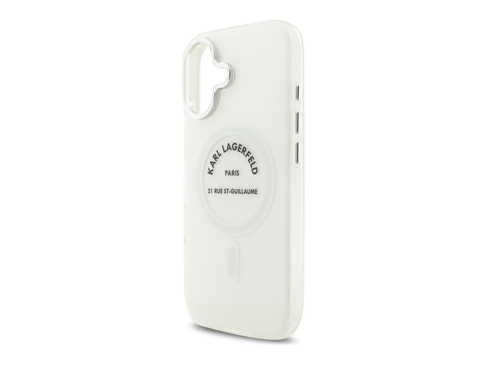 Karl Lagerfeld IML Karl RSG Logo MagSafe Case for iPhone 17 - Transparent