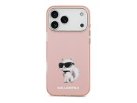 Capa MagSafe Karl Lagerfeld IML Aquarelle Choupette & Logo para iPhone 17 Pro - Rosa Capa MagSafe Karl Lagerfeld IML Aquarelle Choupette & Logo para iPhone 17 Pro - Rosa