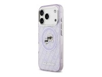 Funda MagSafe Karl Lagerfeld IML Glitter Karl & Choupette Heads para iPhone 17 Pro - Morado Funda MagSafe Karl Lagerfeld IML Glitter Karl & Choupette Heads para iPhone 17 Pro - Morado