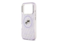 Funda MagSafe Karl Lagerfeld IML Glitter Karl & Choupette Heads para iPhone 17 Pro - Morado Funda MagSafe Karl Lagerfeld IML Glitter Karl & Choupette Heads para iPhone 17 Pro - Morado