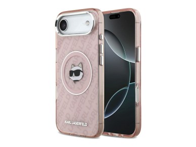 Karl Lagerfeld IML Choupette Head Logo MagSafe Case for iPhone Air - Pink Karl Lagerfeld IML Choupette Head Logo MagSafe Case for iPhone Air - Pink