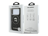 Funda Karl Lagerfeld IML con logo Karl Head MagSafe para iPhone 17 Pro Max - Negra Funda Karl Lagerfeld IML con logo Karl Head MagSafe para iPhone 17 Pro Max - Negra
