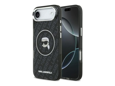Karl Lagerfeld IML Karl Head Logo MagSafe Case for iPhone Air - Black Karl Lagerfeld IML Karl Head Logo MagSafe Case for iPhone Air - Black