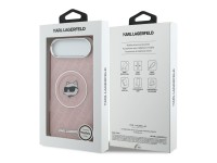 Karl Lagerfeld IML Choupette Head Logo MagSafe Case for iPhone Air - Pink Karl Lagerfeld IML Choupette Head Logo MagSafe Case for iPhone Air - Pink