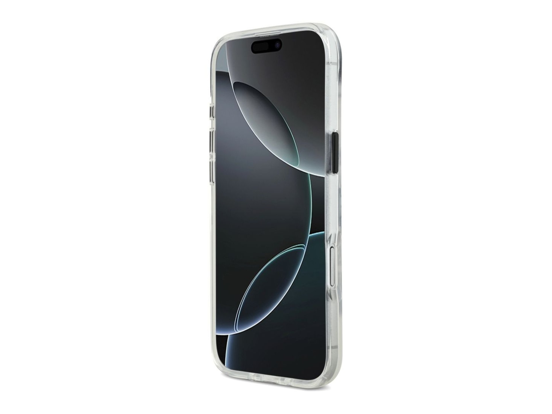 Funda para iPhone Air Karl Lagerfeld IML Choupette Sketch Logo MagSafe - Transparente