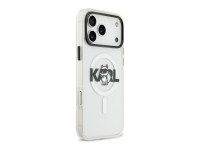 Karl Lagerfeld IML Choupette Sketch Logo MagSafe Case for iPhone 17 Pro - Clear