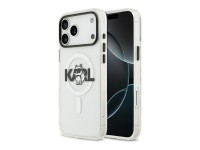 Karl Lagerfeld IML Choupette Sketch Logo MagSafe Case for iPhone 17 Pro - Clear