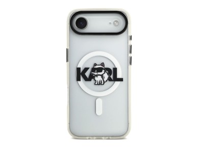 Karl Lagerfeld IML Choupette Sketch Logo MagSafe iPhone Air Case - Clear Karl Lagerfeld IML Choupette Sketch Logo MagSafe iPhone Air Case - Clear