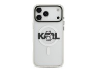 Karl Lagerfeld IML Choupette Sketch Logo MagSafe Case for iPhone 17 Pro - Clear