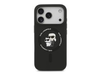 Capa MagSafe Karl Lagerfeld Silicone Karl&Choupette Ring para iPhone 17 Pro - Preta Capa MagSafe Karl Lagerfeld Silicone Karl&Choupette Ring para iPhone 17 Pro - Preta