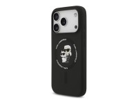 Capa MagSafe Karl Lagerfeld Silicone Karl&Choupette Ring para iPhone 17 Pro - Preta Capa MagSafe Karl Lagerfeld Silicone Karl&Choupette Ring para iPhone 17 Pro - Preta
