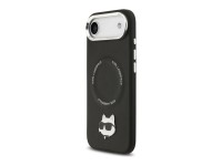 Karl Lagerfeld Choupette Pin MagSafe Case for iPhone Air Black