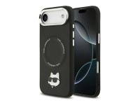 Karl Lagerfeld Choupette Pin MagSafe Case for iPhone Air Black