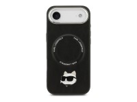 Karl Lagerfeld Choupette Pin MagSafe Case for iPhone Air Black