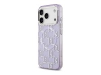 Capa MagSafe Karl Lagerfeld IML KL Monogram para iPhone 17 Pro - Roxo Capa MagSafe Karl Lagerfeld IML KL Monogram para iPhone 17 Pro - Roxo