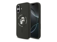 Funda de silicona Karl&Choupette Ring MagSafe de Karl Lagerfeld para iPhone 17 - Negra Funda de silicona Karl&Choupette Ring MagSafe de Karl Lagerfeld para iPhone 17 - Negra