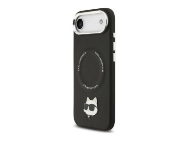 Karl Lagerfeld Choupette Pin MagSafe Case for iPhone Air Black