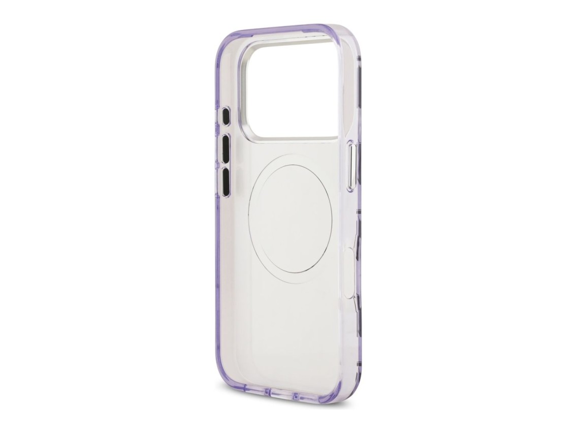 Capa MagSafe Karl Lagerfeld IML KL Monogram para iPhone 17 Pro - Roxo