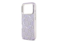 Capa MagSafe Karl Lagerfeld IML KL Monogram para iPhone 17 Pro - Roxo Capa MagSafe Karl Lagerfeld IML KL Monogram para iPhone 17 Pro - Roxo