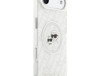 Funda MagSafe Karl Lagerfeld IML Glitter Karl&Choupette Heads para iPhone Air - Gris Funda MagSafe Karl Lagerfeld IML Glitter Karl&Choupette Heads para iPhone Air - Gris