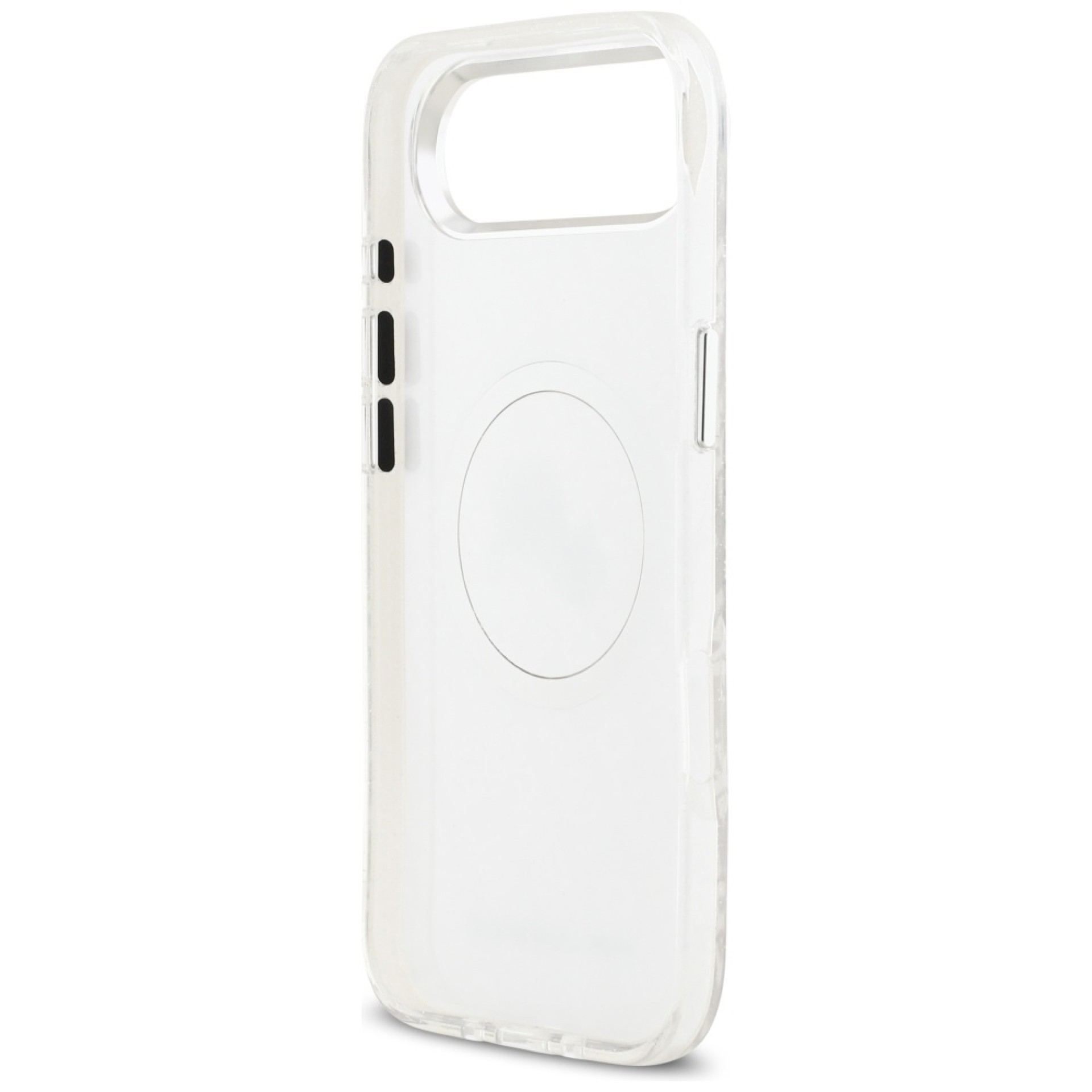 Funda MagSafe Karl Lagerfeld IML Glitter Karl&Choupette Heads para iPhone Air - Gris