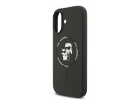 Funda de silicona Karl&Choupette Ring MagSafe de Karl Lagerfeld para iPhone 17 - Negra Funda de silicona Karl&Choupette Ring MagSafe de Karl Lagerfeld para iPhone 17 - Negra