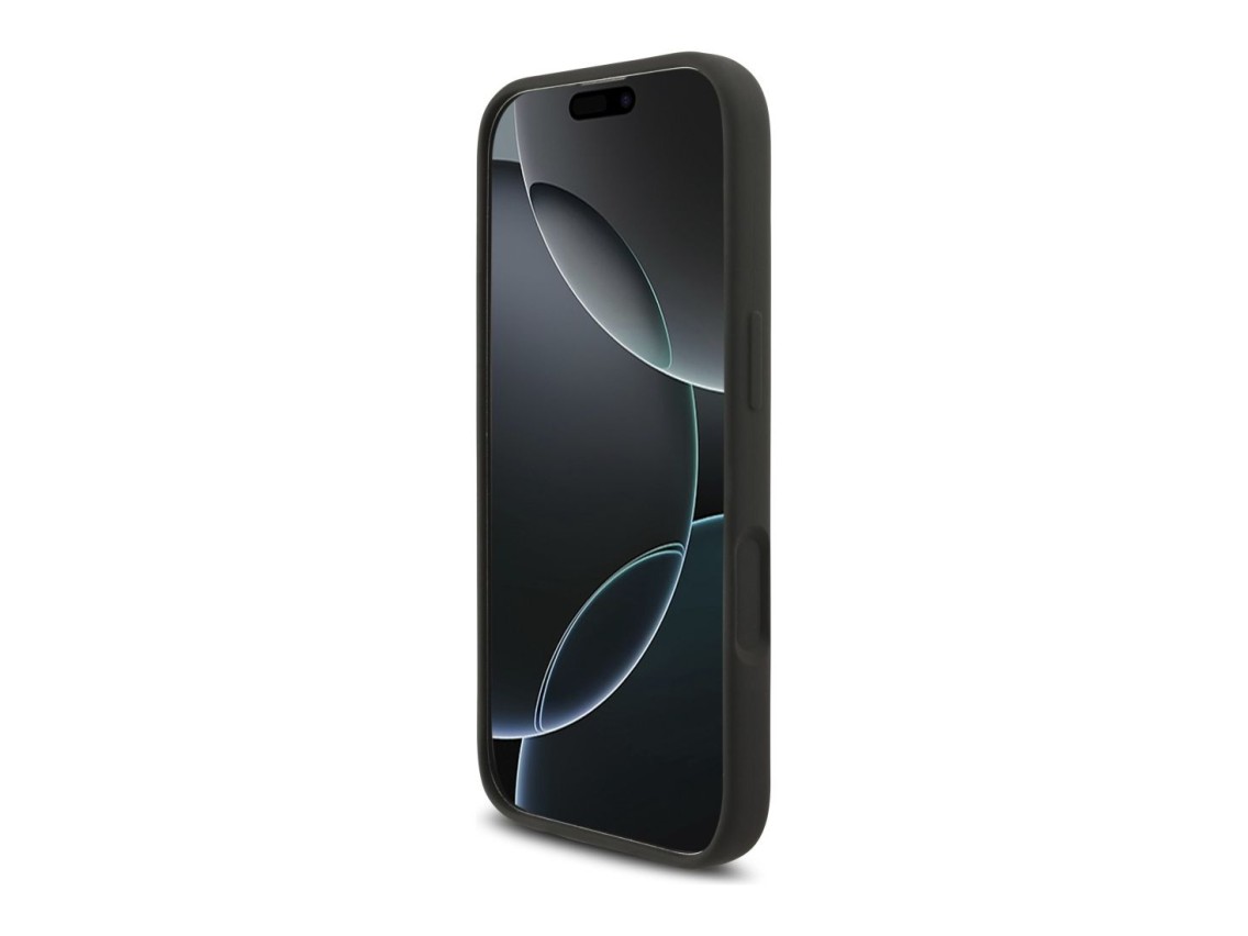 Funda de silicona Karl&Choupette Ring MagSafe de Karl Lagerfeld para iPhone 17 - Negra