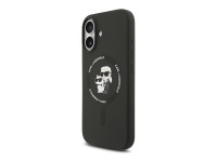 Funda de silicona Karl&Choupette Ring MagSafe de Karl Lagerfeld para iPhone 17 - Negra Funda de silicona Karl&Choupette Ring MagSafe de Karl Lagerfeld para iPhone 17 - Negra