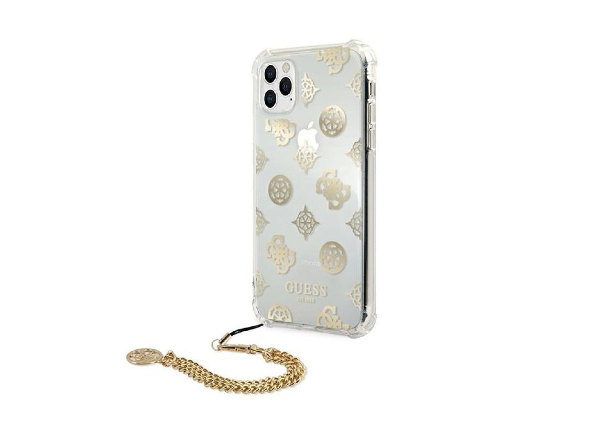 Capa para iPhone 11 Pro da Coleção Peony Chain da Guess - Dourada
